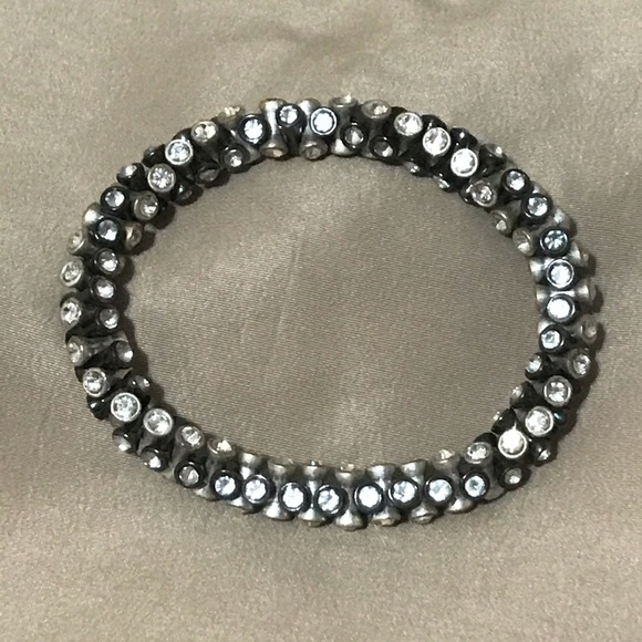 Black Gray and Stone Bauble Bracelet - Picture 3 of 5